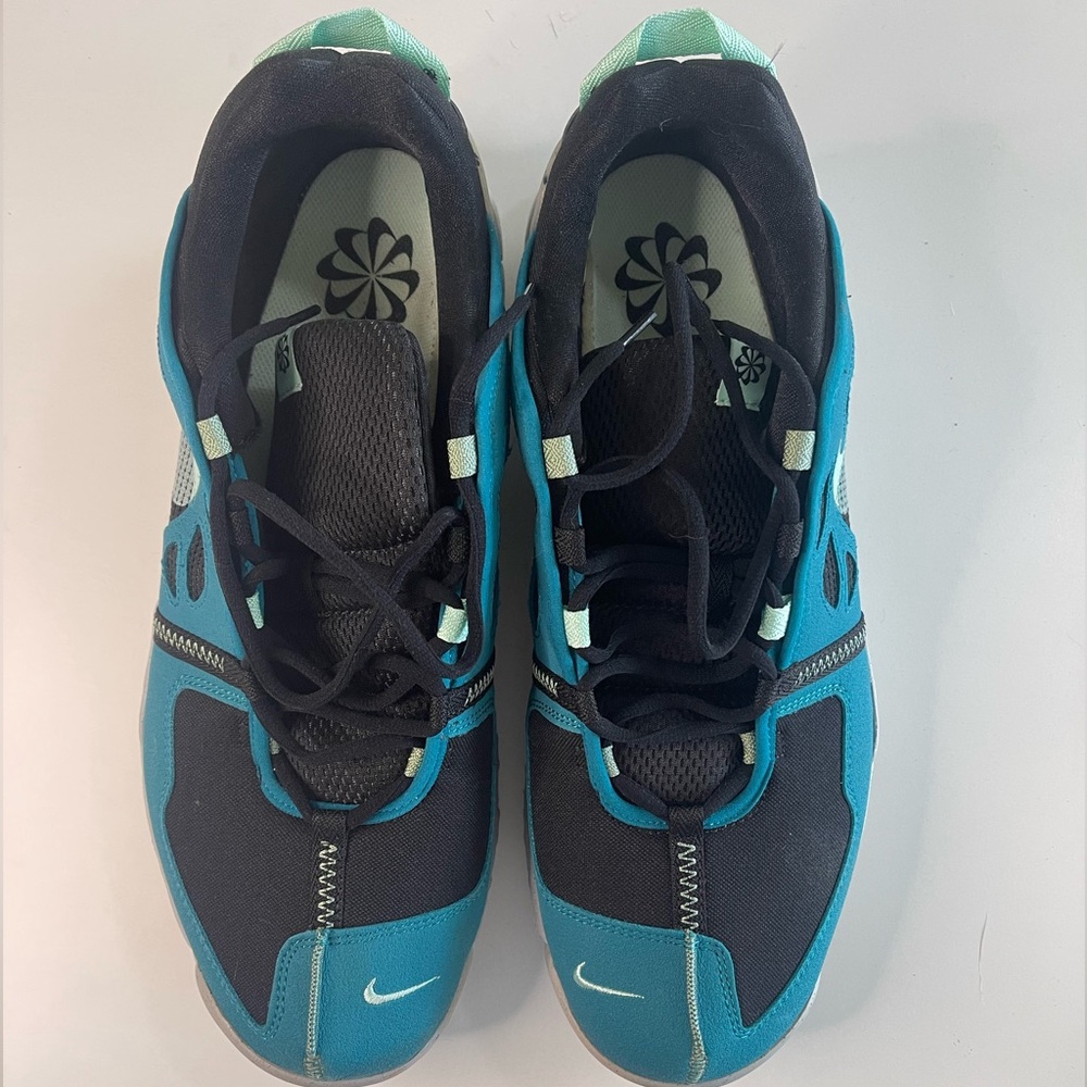 Nike Black and Teal Sneakers